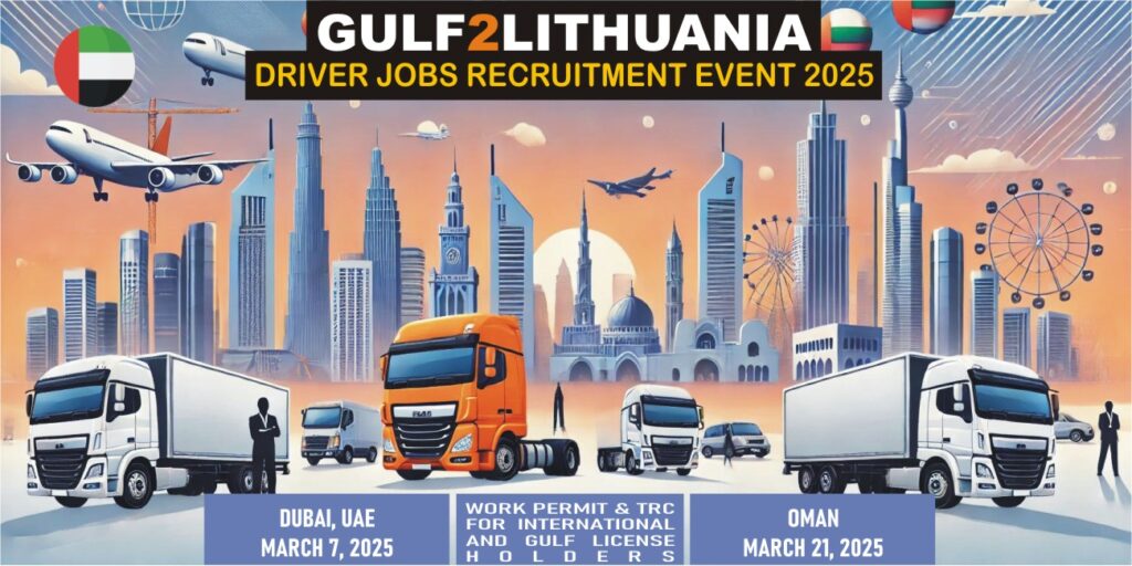 Gulf2Lithuania - Driver Jobs Recruitment Event 2025