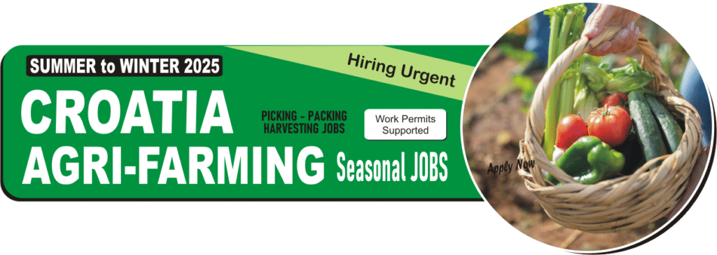 Croatia Agri-Farming -- Picking and Packing Seasonal Works - Late Summer to Winter 2025 321
