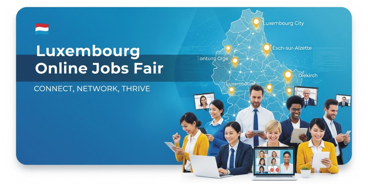 Jobseekers joining the LuxMetal 2025 online factory jobs fair in Luxembourg’s steel and heavy industry sector.
