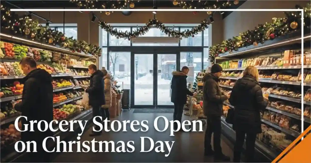 Grocery Stores Open on Christmas Day