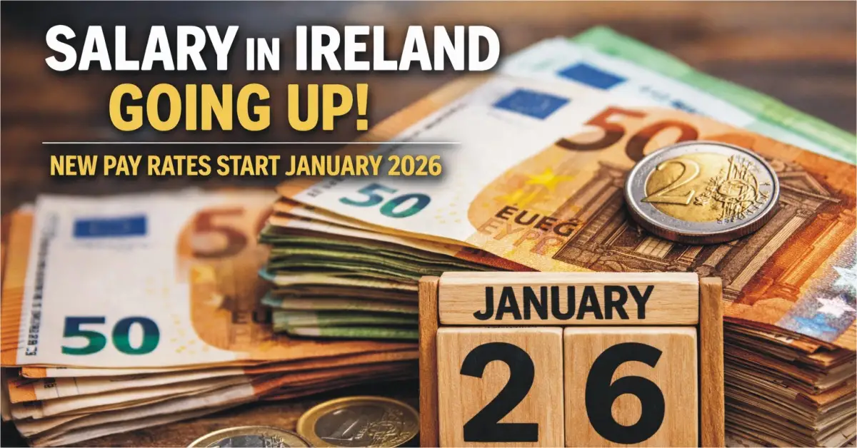 Salary in Ireland Going Up New Pay Rates Start January 2026