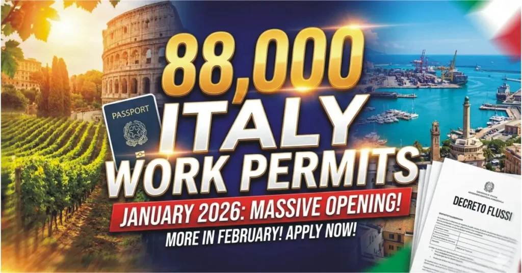 Italy Issues 88,000 Work Permits in January 2026, More Coming in February 4 Italy Issues 88,000 Work Permits in January 2026, More Coming in February