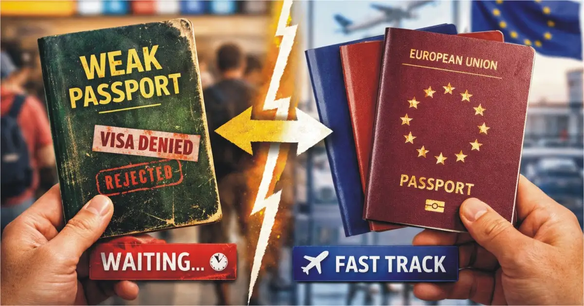 Others Fly Free While You Wait, Europe Rules Passport Rankings in 2026