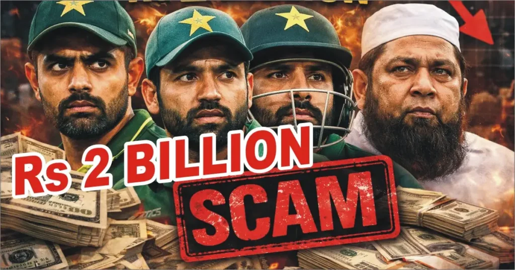 Rs2 Billion Scam Shocked Pakistan Cricket Babar Azam Rizwan Fakhar Inzamam Affected