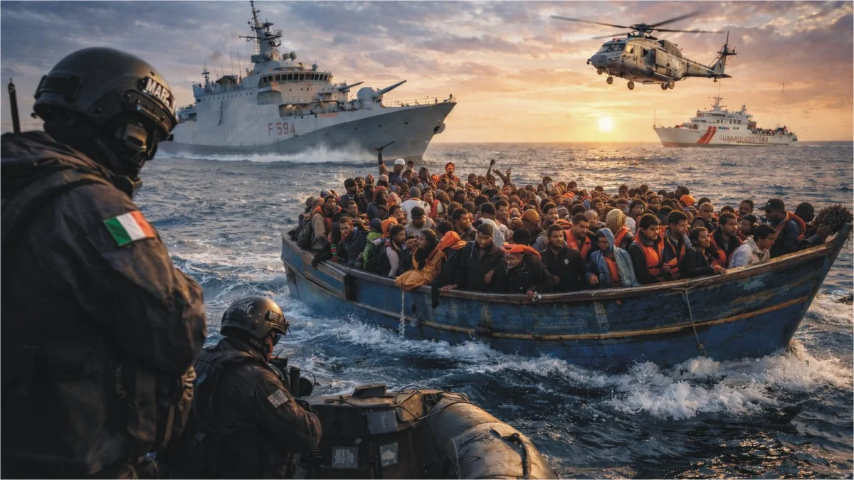 Italy Targets Illegal Immigrants with Strict New Naval Blockade Bill