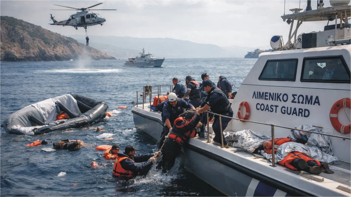 Migrant Boat Collision Near Greece Kills 15 as Authorities Identify Victims’ Nationalities