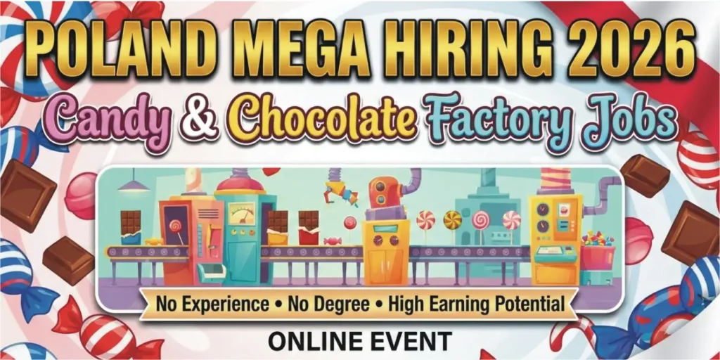 POLAND MEGA HIRING 2026 Candy Chocolate Factory Jobs