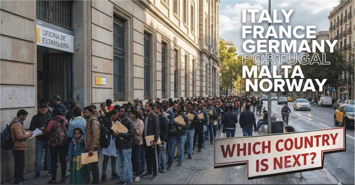 Spain Legalized 500,000 Migrants – Are Italy, France, Portugal, Germany, Greece or Malta Next in Line?