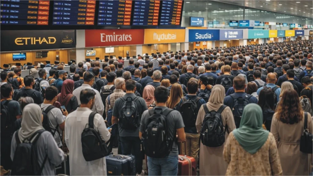 Thousands Stranded in Middle East as Dubai, Riyadh, and Amman Delay 160+ and Cancel 11 Flights Impacting Emirates, Saudia, FlyDubai and Etihad