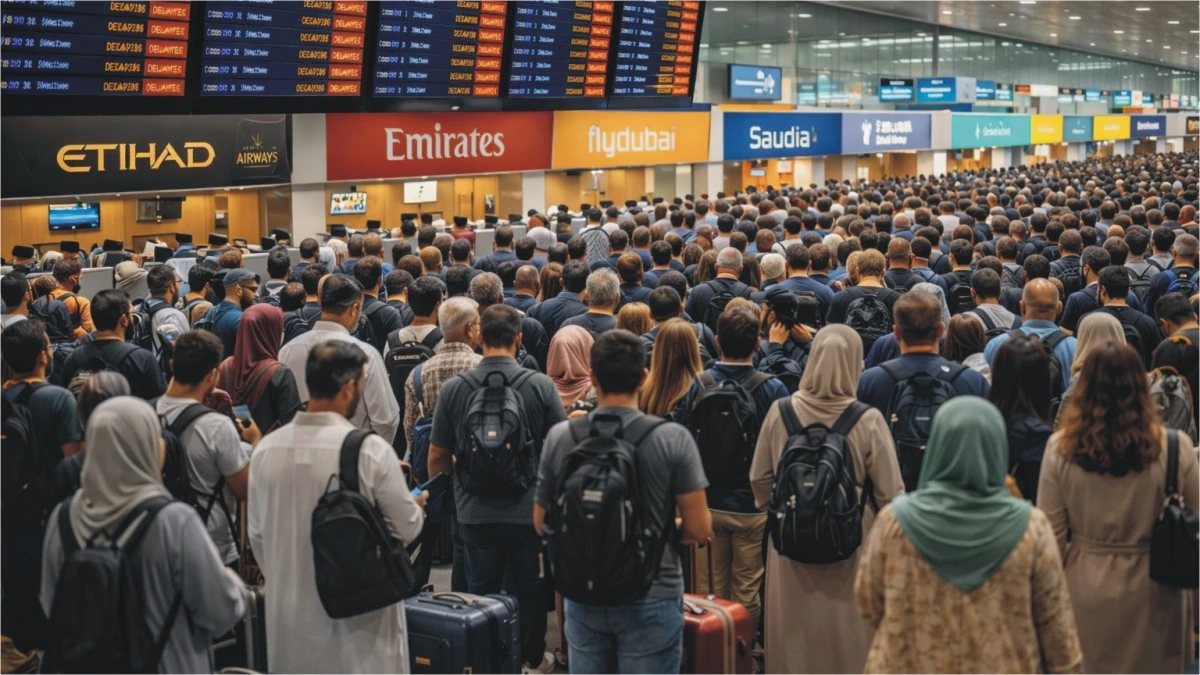 Hundreds Of Travellers Stranded in Middle East as Dubai, Riyadh, and Amman Delay 160+ and Cancel 11 Flights Impacting Emirates, Saudia, FlyDubai and Etihad
