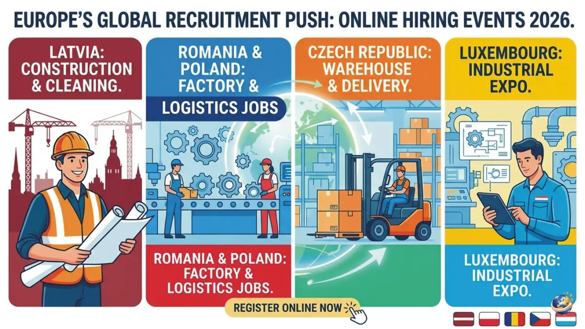 Latvia Joins Luxembourg, Romania, Portugal, and Czech Republic in a Massive Global Recruitment Drive to Boost Economy; New Opportunities for International Workers in 2026