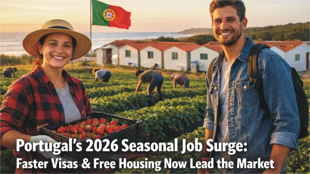 Portugal’s 2026 Seasonal Job Surge: Faster Visas and Free Housing Now Lead the Market