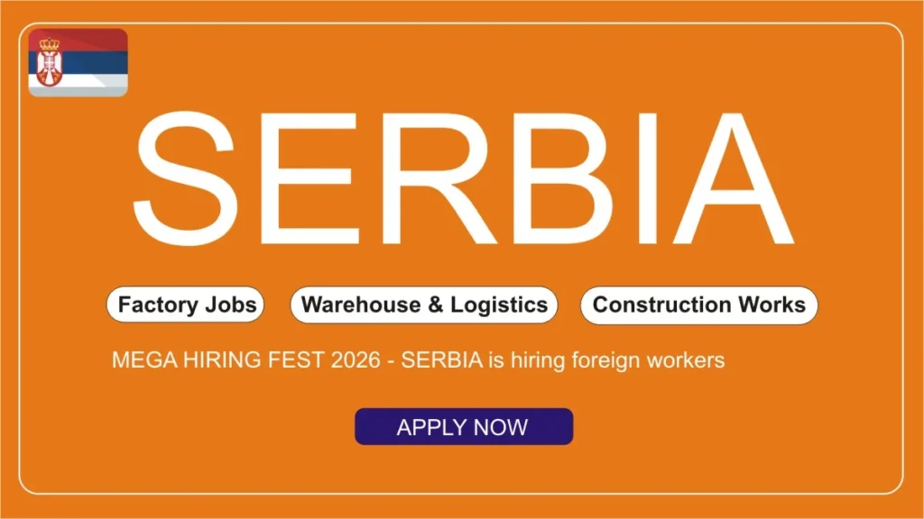 3 MEGA JOBS FAIRS IN SERBIA