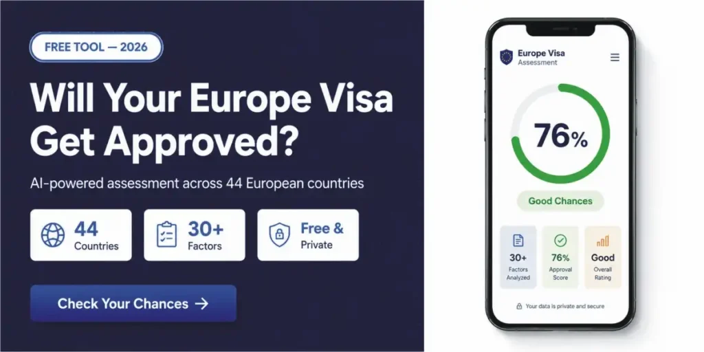 Europe Visa Predictor 2026 Tool 1 1