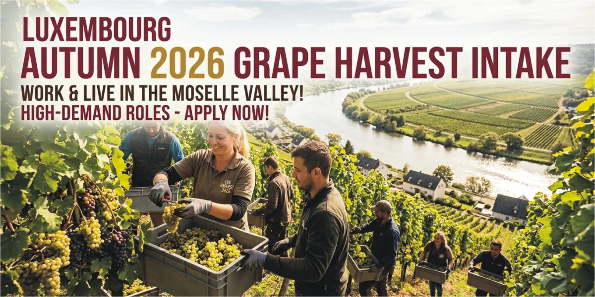 Luxembourg Viticulture WINE HARVESTING INTAKE — AUTUMN 2026
