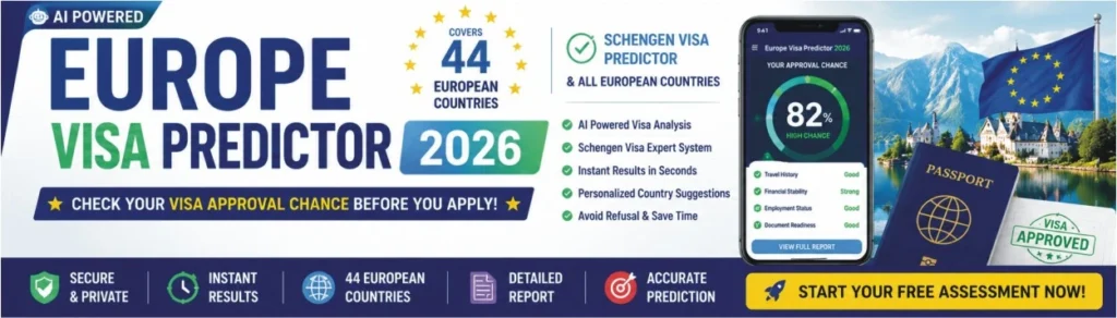 europe schengen visa predictor 2026 tool