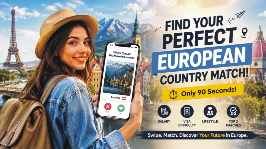 Find Your Best European Country Match in 90 Seconds
