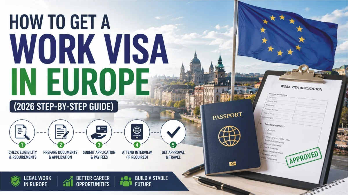 How to Get a Work Visa in Europe (2026 Step-by-Step Guide)