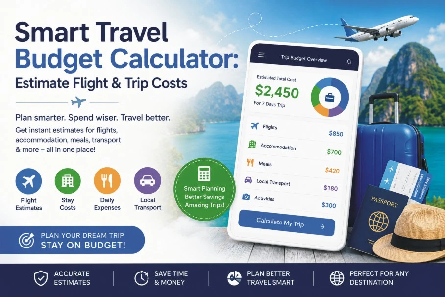 Smart Travel Budget Calculator Estimate Flight & Trip Costs 1 Smart Travel Budget Calculator Estimate Flight Trip Costs 1