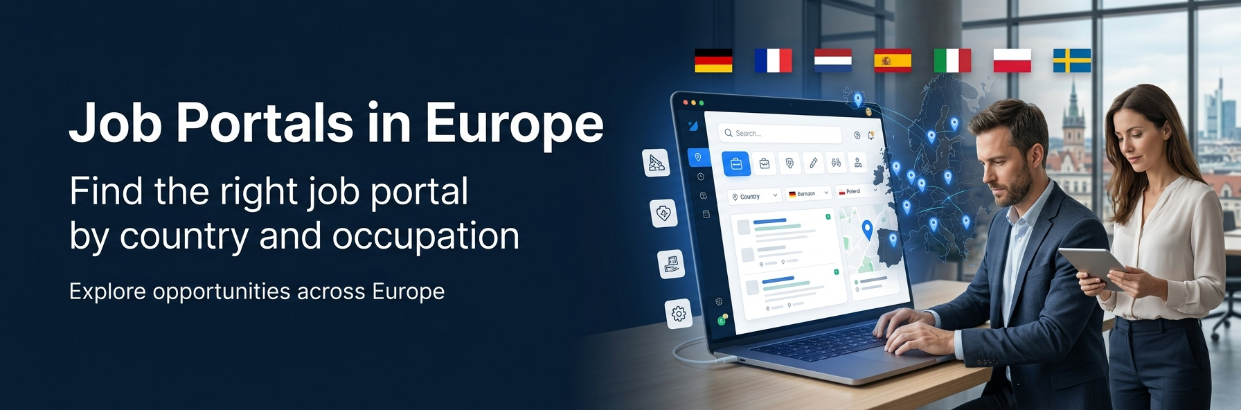 Job Portals in Europe by Country Occupation Europe Observer