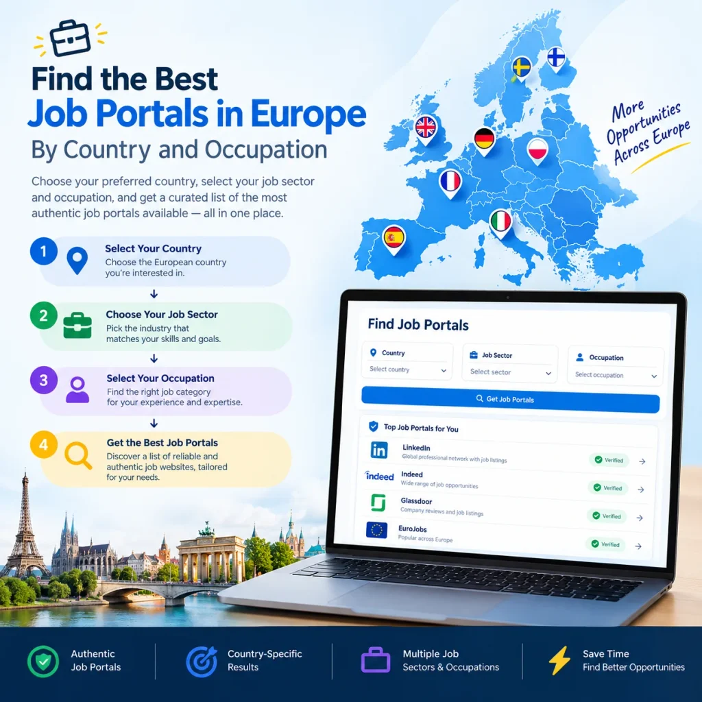 Stop Searching Randomly — Find the Right Job Portals in Europe