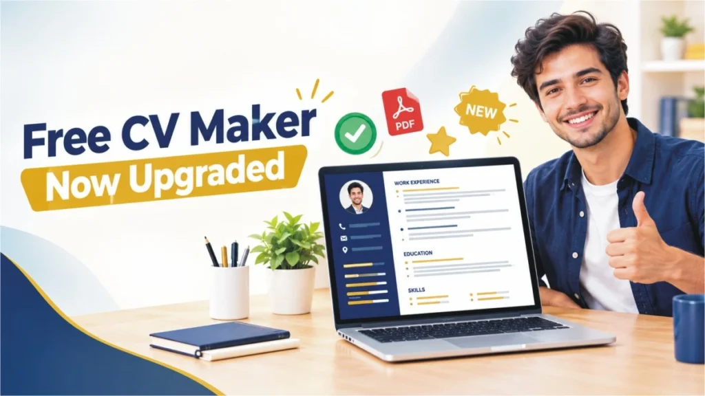 Free CV Maker Upgraded Build a Job-Ready CV in Minutes